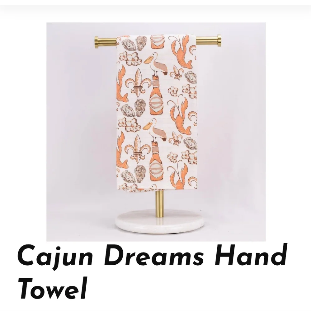 Seafood Tea Towel ~ The Royal Standard ~ Cajun ~ Nautical ~ Pelican ~ Oyster ~